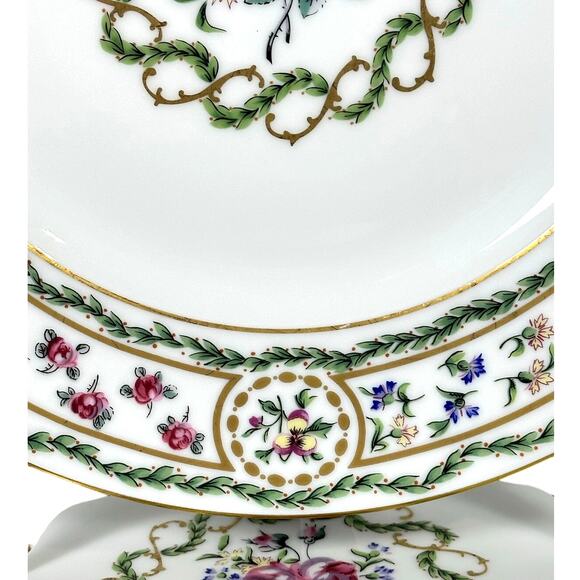 Haviland Limoges "Louveciennes" Dinner Plate 10.5" France-Set of 8-Pristine Mint - Picture 8 of 10